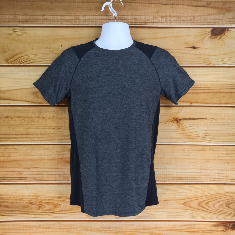 Under‎ Armour Heatgear Athletic Fitted Short Sleeve Shirt Mens S Gray Heathered